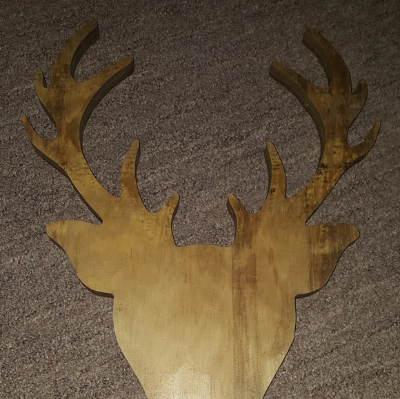 Deer Wooden Hanging Decor - Picture 3 of 3